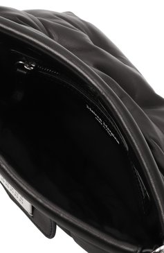 Женская сумка glam slam classique small MAISON MARGIELA черного цвета, арт. SB1WG0028/P4300 | Фото 5 (Ремень/цепочка: На ремешке; Материал: Натуральная кожа; Размер: small; Драгоценные камни: Проставлено; Материал сплава: Проставлено)