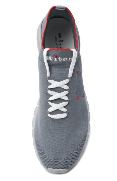 Текстильные кроссовки KITON, арт. USSA393N0136204, фото 5