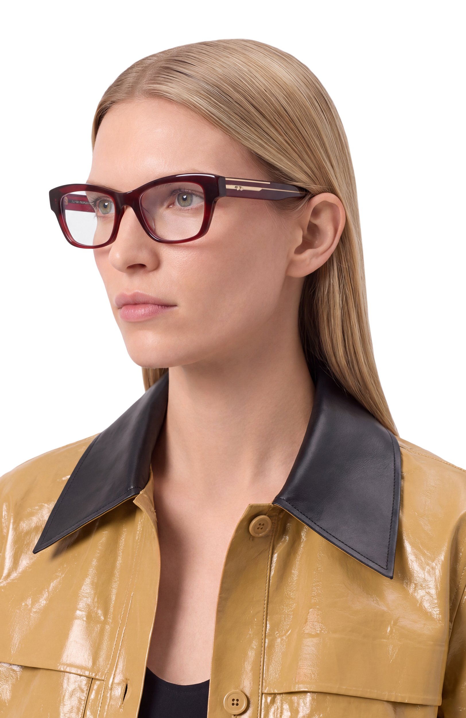 Оправа oliver peoples x khaite OLIVER PEOPLES бордового цвета по цене 52450 руб., арт. 5585U-1675, фото 2 Оправа oliver peoples x khaite OLIVER PEOPLES, арт. 5585U-1675, фото 2
