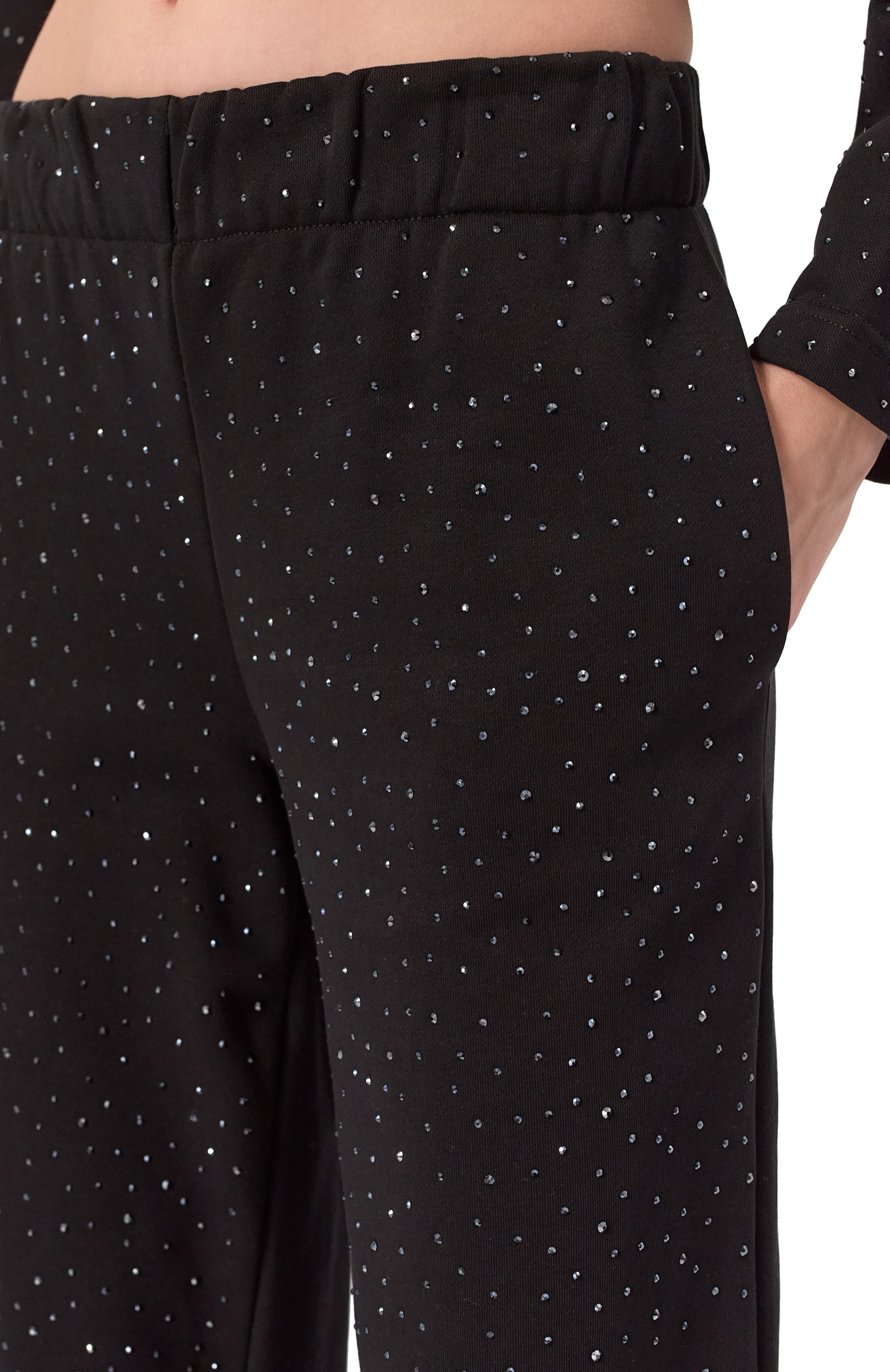 Хлопковые брюки FLASHIN черного цвета по цене 28740 руб., арт. SS24BRS, фото 5 Хлопковые брюки FLASHIN, арт. SS24BRS, фото 5