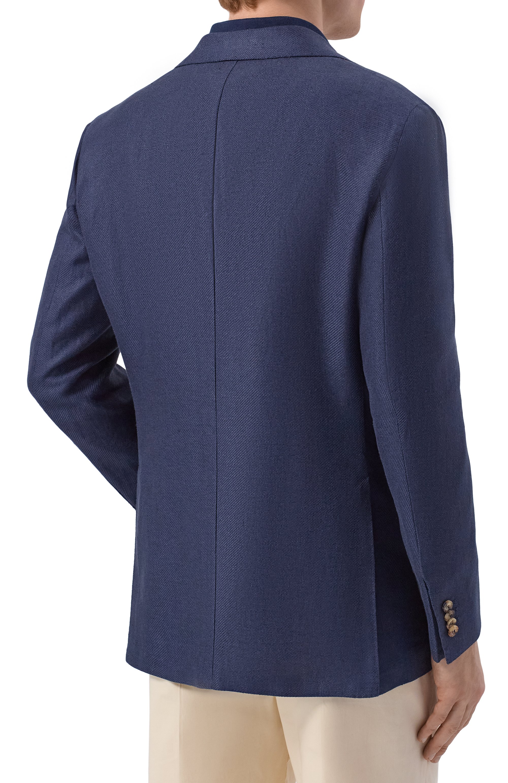 Пиджак изо льна и шелка KITON, арт. UG81K0631G, фото 5