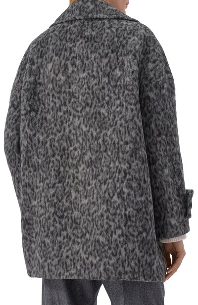 Пальто CINZIA ROCCA серого цвета по цене 72600 руб., арт. UR28001/E3, фото 4 Пальто CINZIA ROCCA, арт. UR28001/E3, фото 4