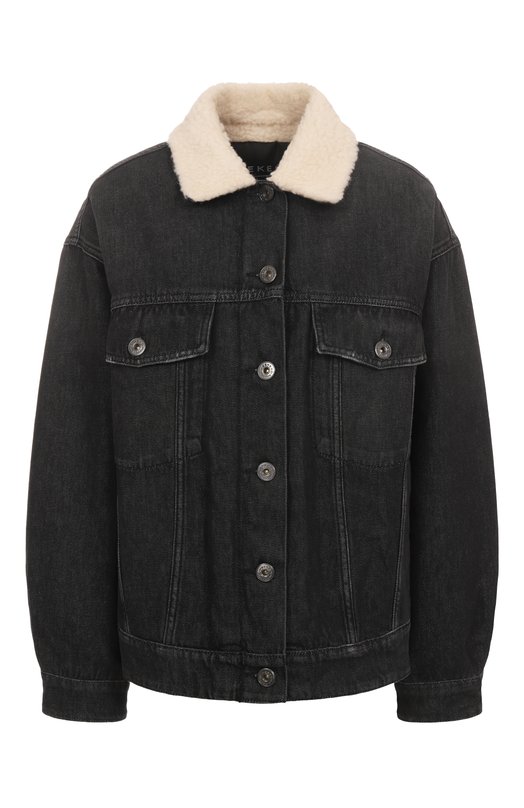Джинсовая куртка Weekend Max Mara LIBAN0 Серый LIBAN0