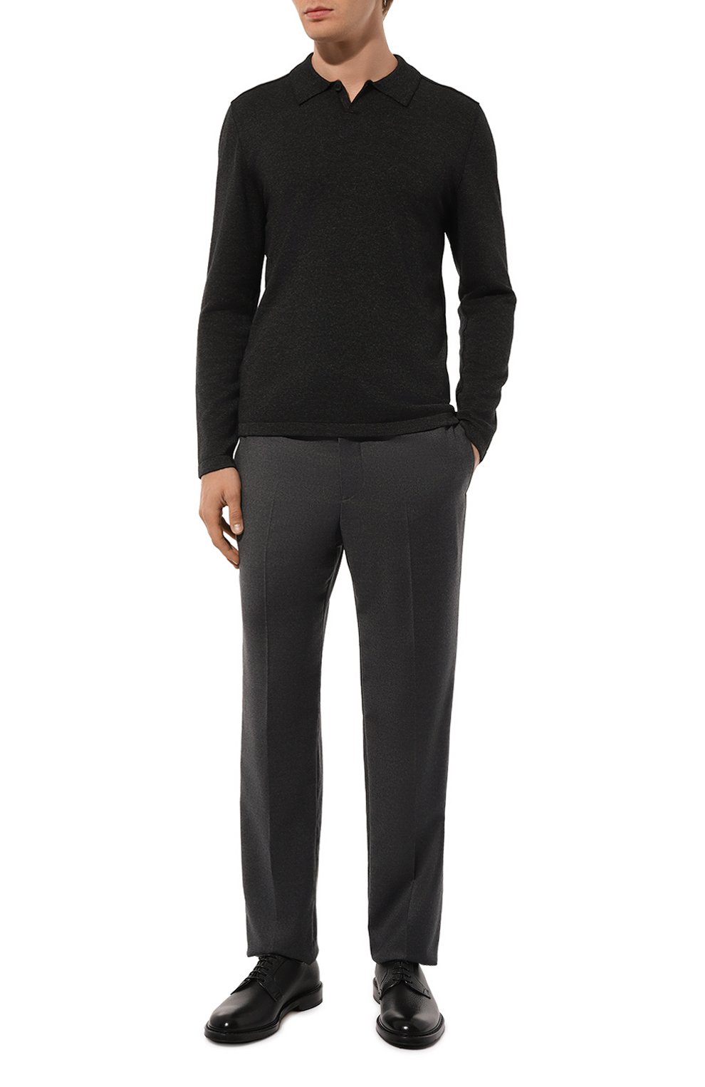 Поло из вискозы и шерсти TRANSIT, арт. CFUTRY13483, фото 2