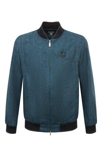 Мужской льняной бомбер ZILLI, арт. MF0-84060-G13711/0001