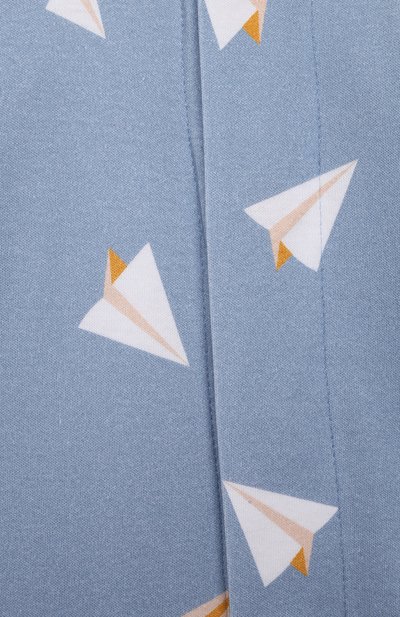 Хлопковый комбинезон TONY TOTS голубого цвета по цене 3990 руб., арт. SL001FLH, фото 3 Хлопковый комбинезон TONY TOTS, арт. SL001FLH, фото 3