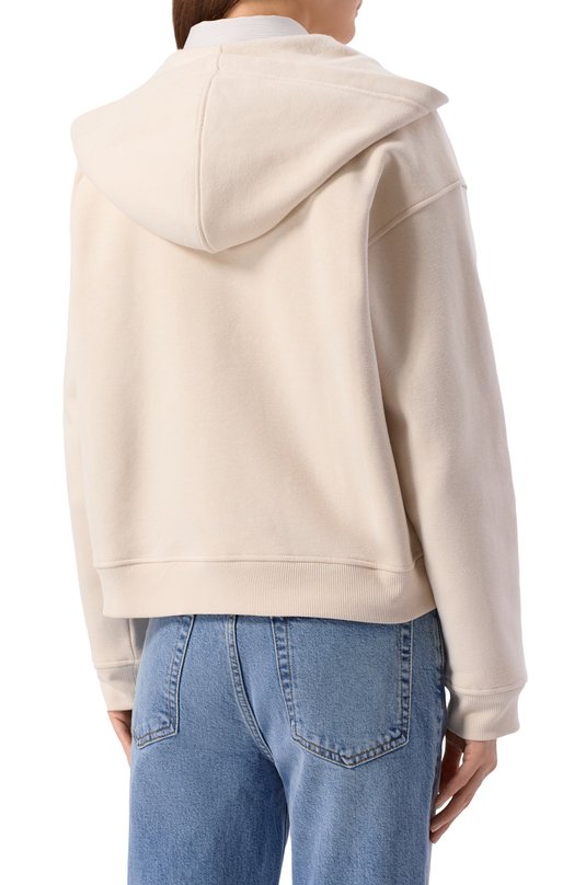 Хлопковая толстовка Weekend Max Mara CANE Бежевый  CANE Фото 4