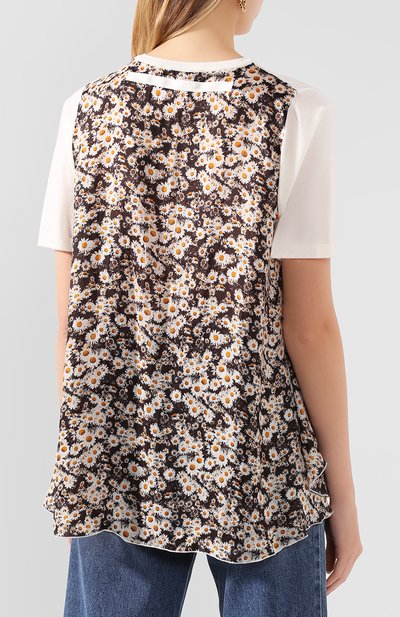 Топ STELLA MCCARTNEY кремового цвета по цене 62350 руб., арт. 601183/S2195, фото 4 Топ STELLA MCCARTNEY, арт. 601183/S2195, фото 4