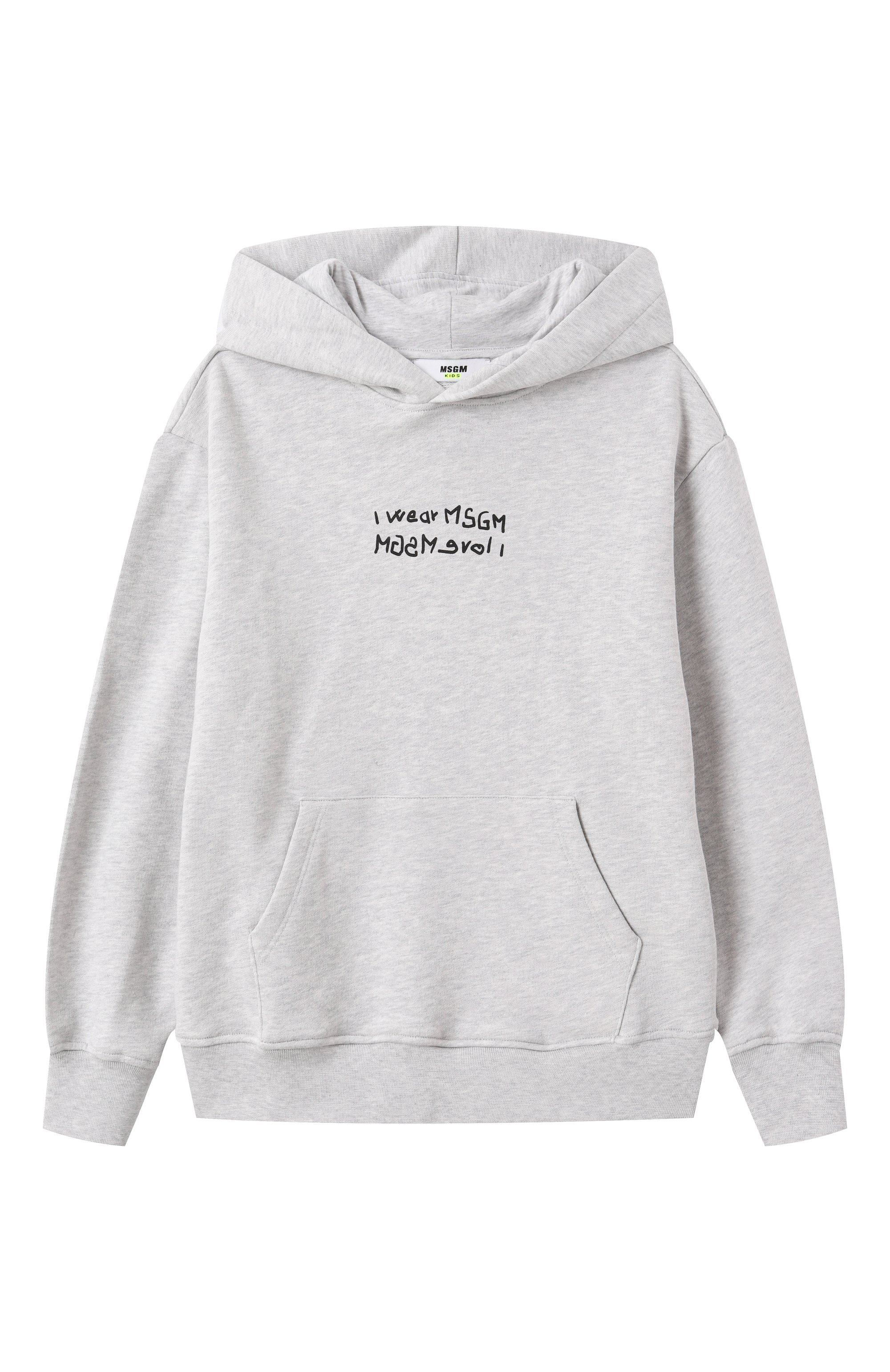 Хлопковое худи MSGM KIDS, арт. S5MSJBHS040, фото 1