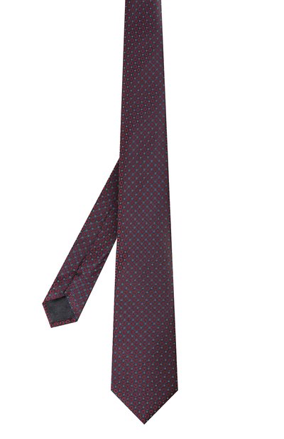 Шелковый галстук GIORGIO ARMANI бордового цвета по цене 21500 руб., арт. 360054/3R927, фото 3 Шелковый галстук GIORGIO ARMANI, арт. 360054/3R927, фото 3