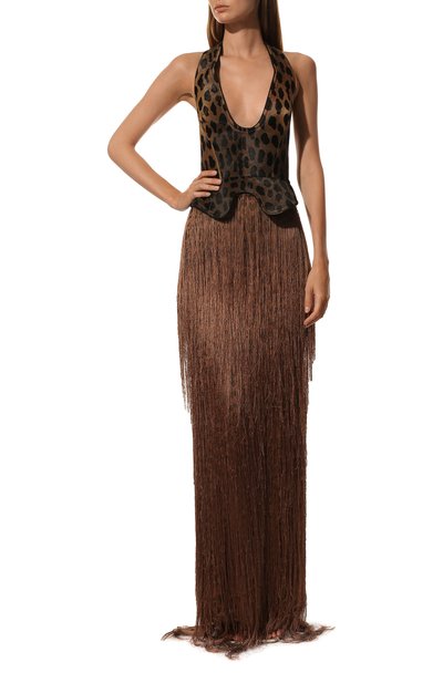 Шелковый комплект из топа и юбки TOM FORD, арт. AB2558-SDE204, фото 2