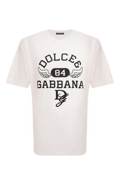 Мужская хлопковая футболка DOLCE & GABBANA, арт. G8PN9Z/G7NSN