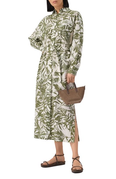 Хлопковое платье BRUNELLO CUCINELLI, арт. ML900ANL43, фото 2