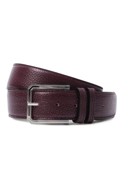 Кожаный ремень Kiton USC23PN0012609 Бордовый USC23PN0012609