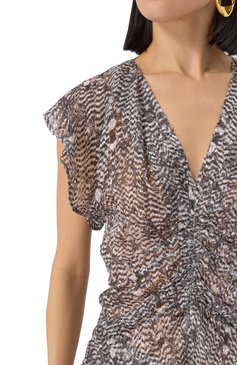 Топ из вискозы и шелка ISABEL MARANT, арт. HT0228FC/C1J06I, фото 5