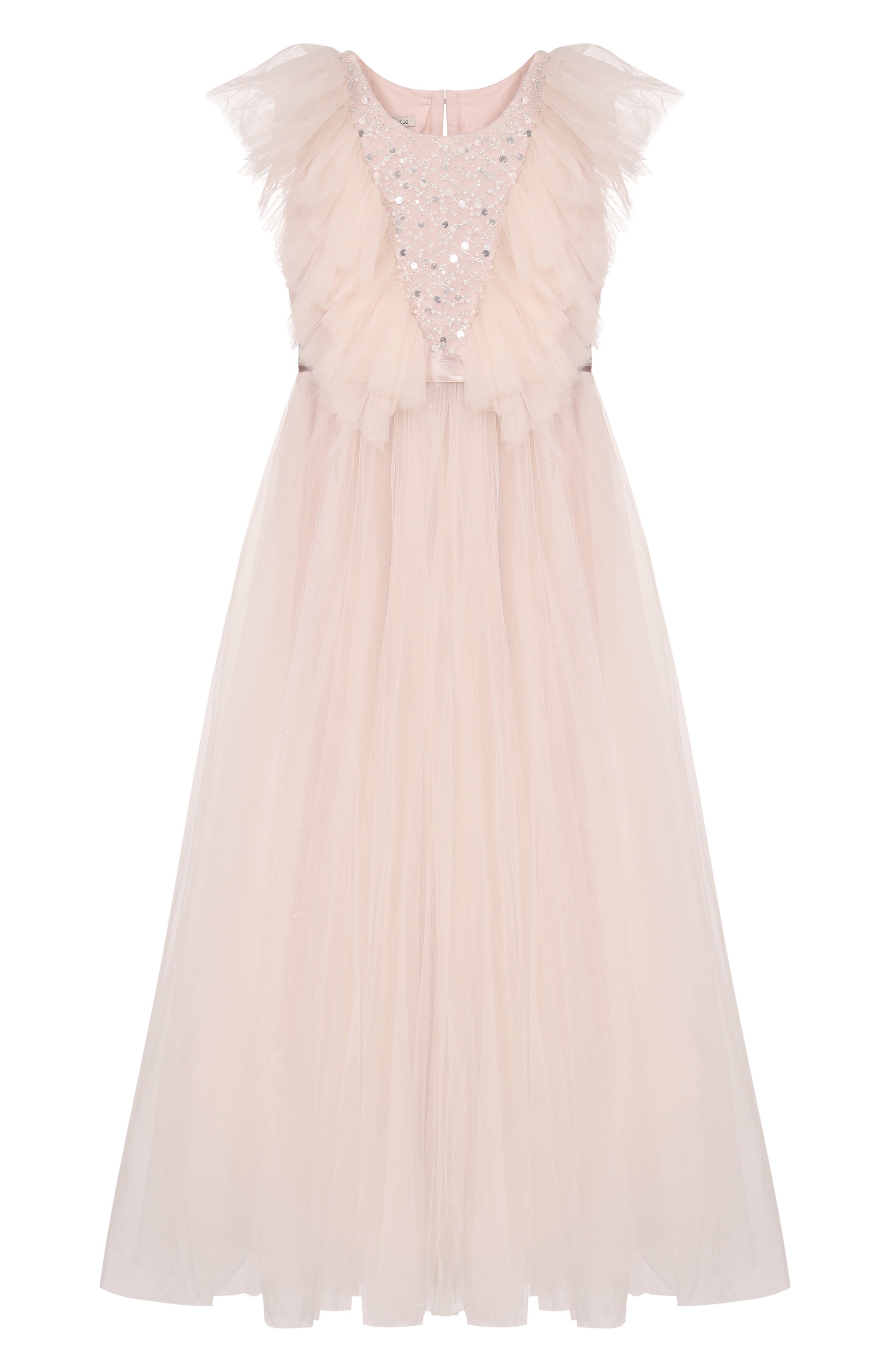 Платье DESIGNERS CAT светло-розового цвета по цене 55350 руб., арт. 100000K01001900_002, фото 1 Платье DESIGNERS CAT, арт. 100000K01001900_002, фото 1