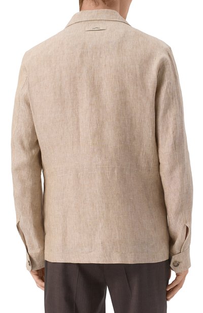 Льняная куртка-рубашка PAUL&SHARK, арт. 25412712, фото 4