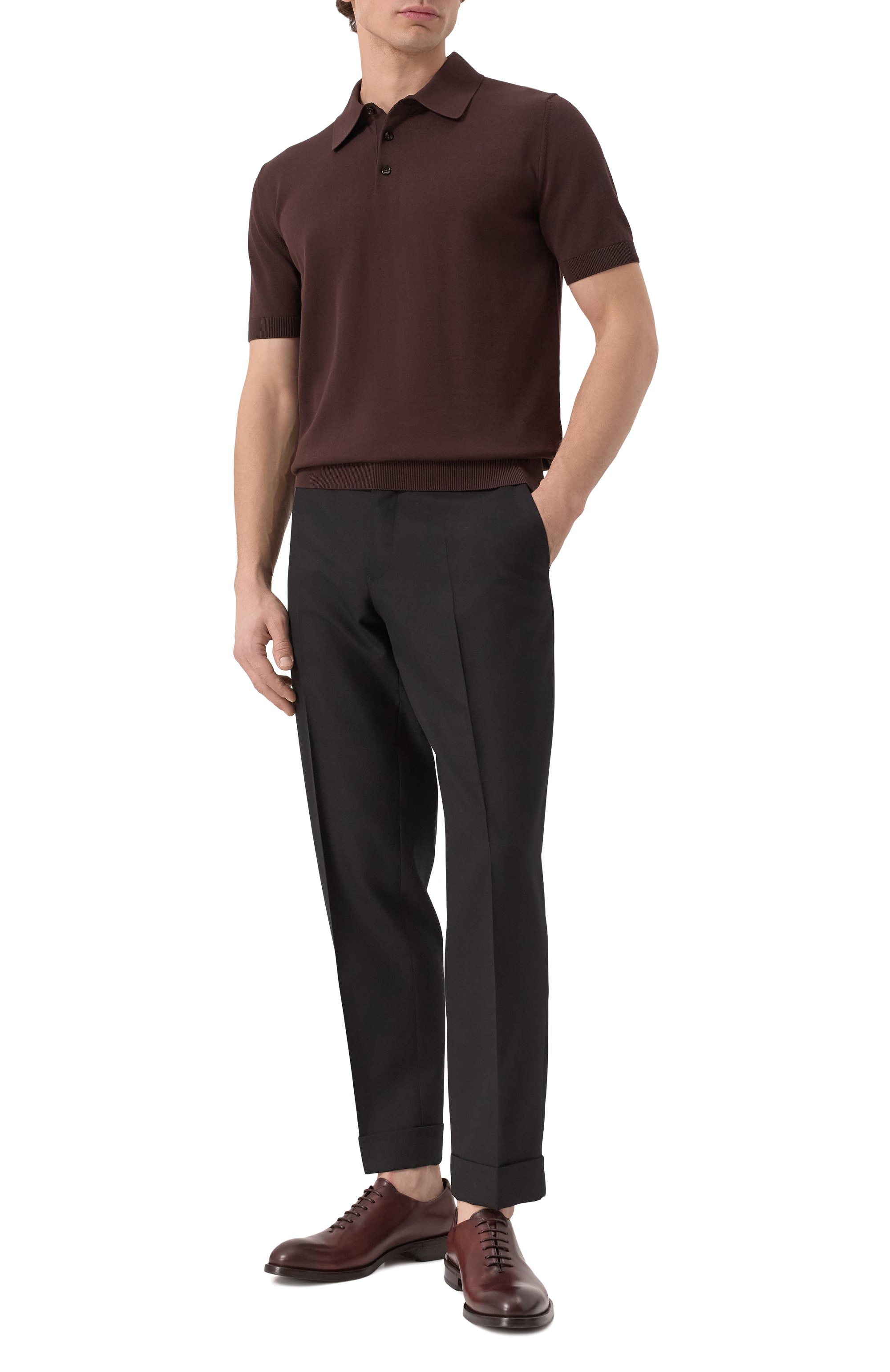 Шерстяные брюки DRIES VAN NOTEN, арт. 251-020904-1310, фото 2