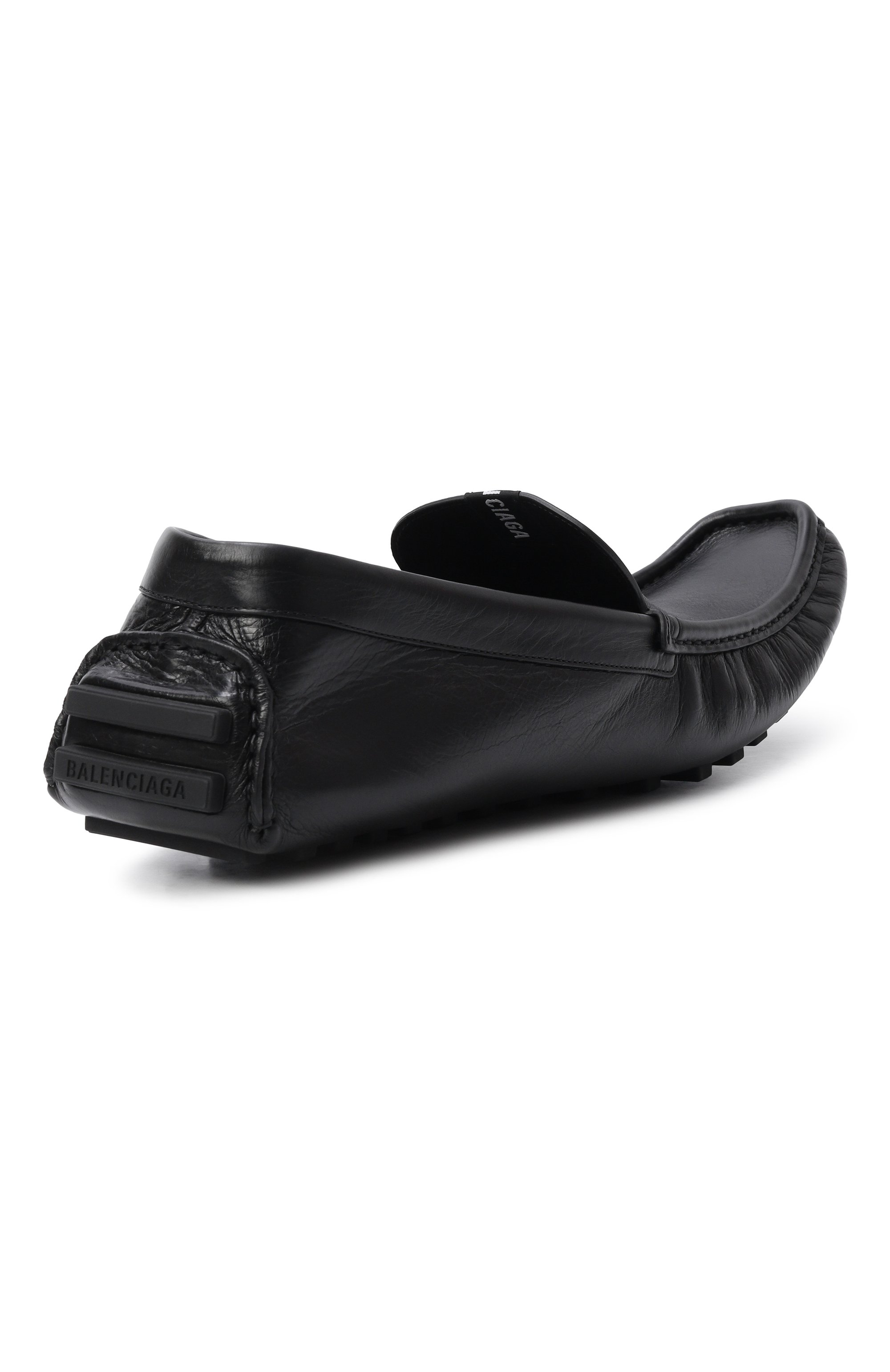 Кожаные мокасины portofino BALENCIAGA черного цвета по цене 104500 руб., арт. 861618/WB1B1, фото 4 Кожаные мокасины portofino BALENCIAGA, арт. 861618/WB1B1, фото 4