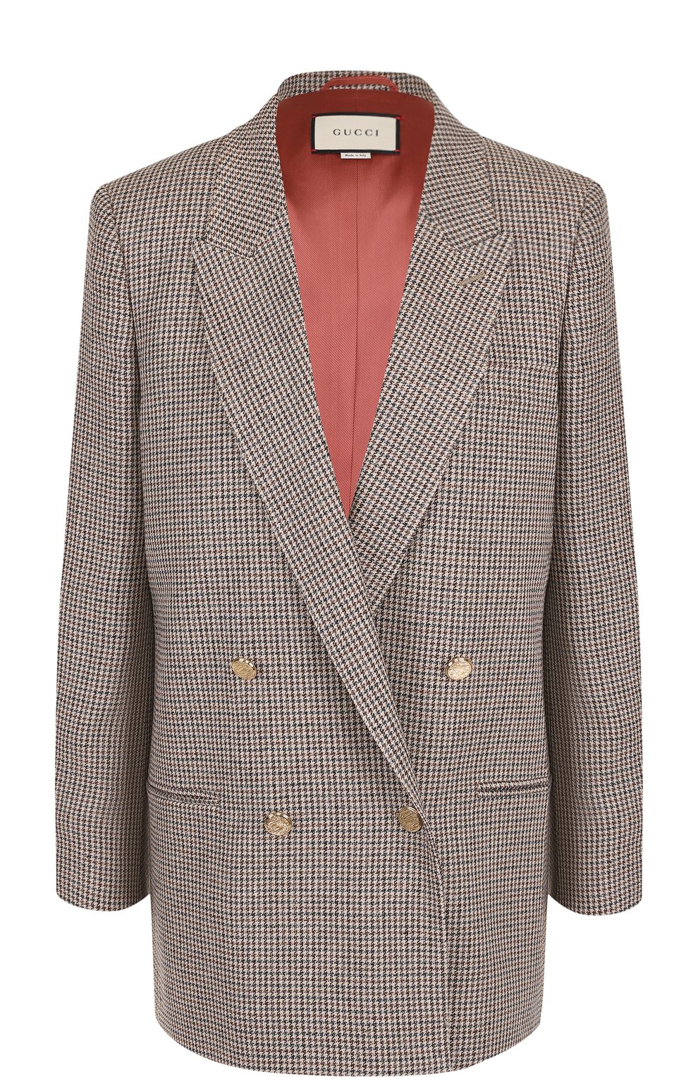 Льняной двубортный жакет GUCCI, арт. 519237/ZKL06, фото 1
