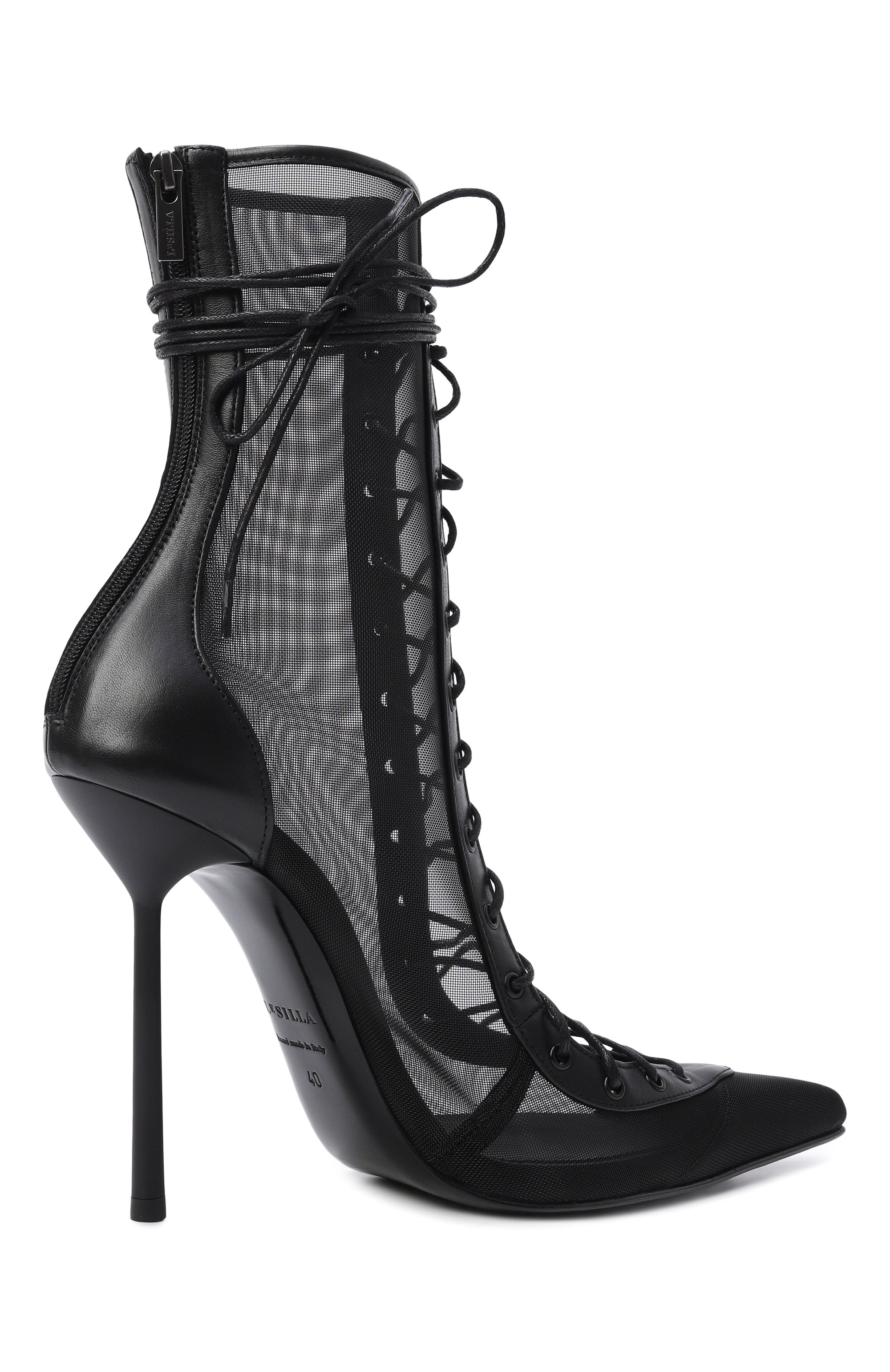 Текстильные ботильоны colette 120 LE SILLA, арт. 4171F100BXPPNEM, фото 5