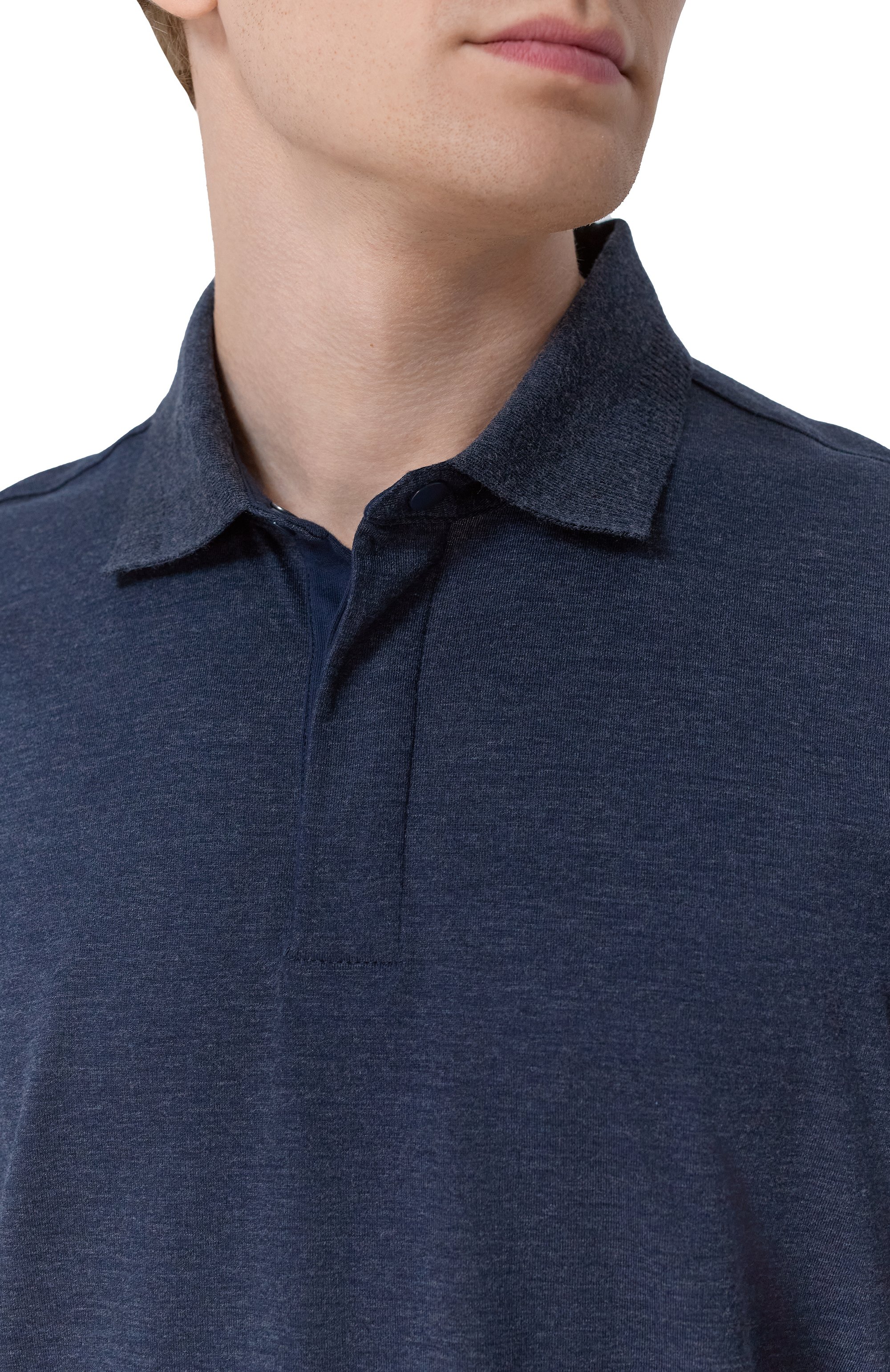 Поло из лиоцелла и хлопка BOSS, арт. 50548972, фото 5