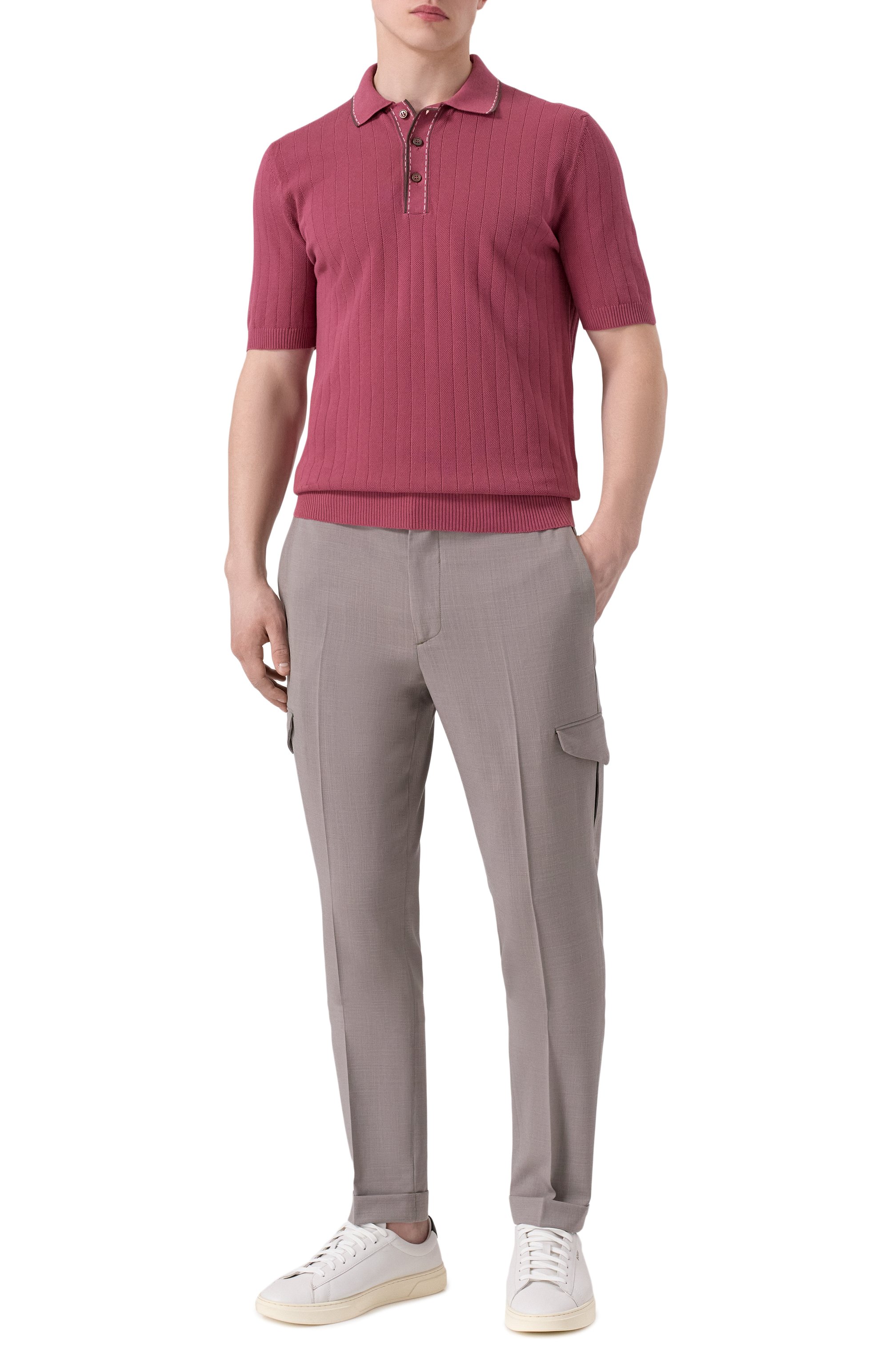 Хлопковое поло GRAN SASSO, арт. 57170/18047, фото 2