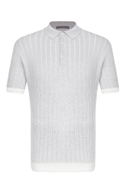 Поло из хлопка и шелка CORNELIANI, арт. 27M551/2725100, фото 1