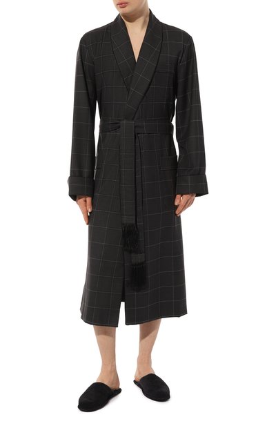 Шерстяной халат DEREK ROSE, арт. 5515-Y0RK045, фото 3