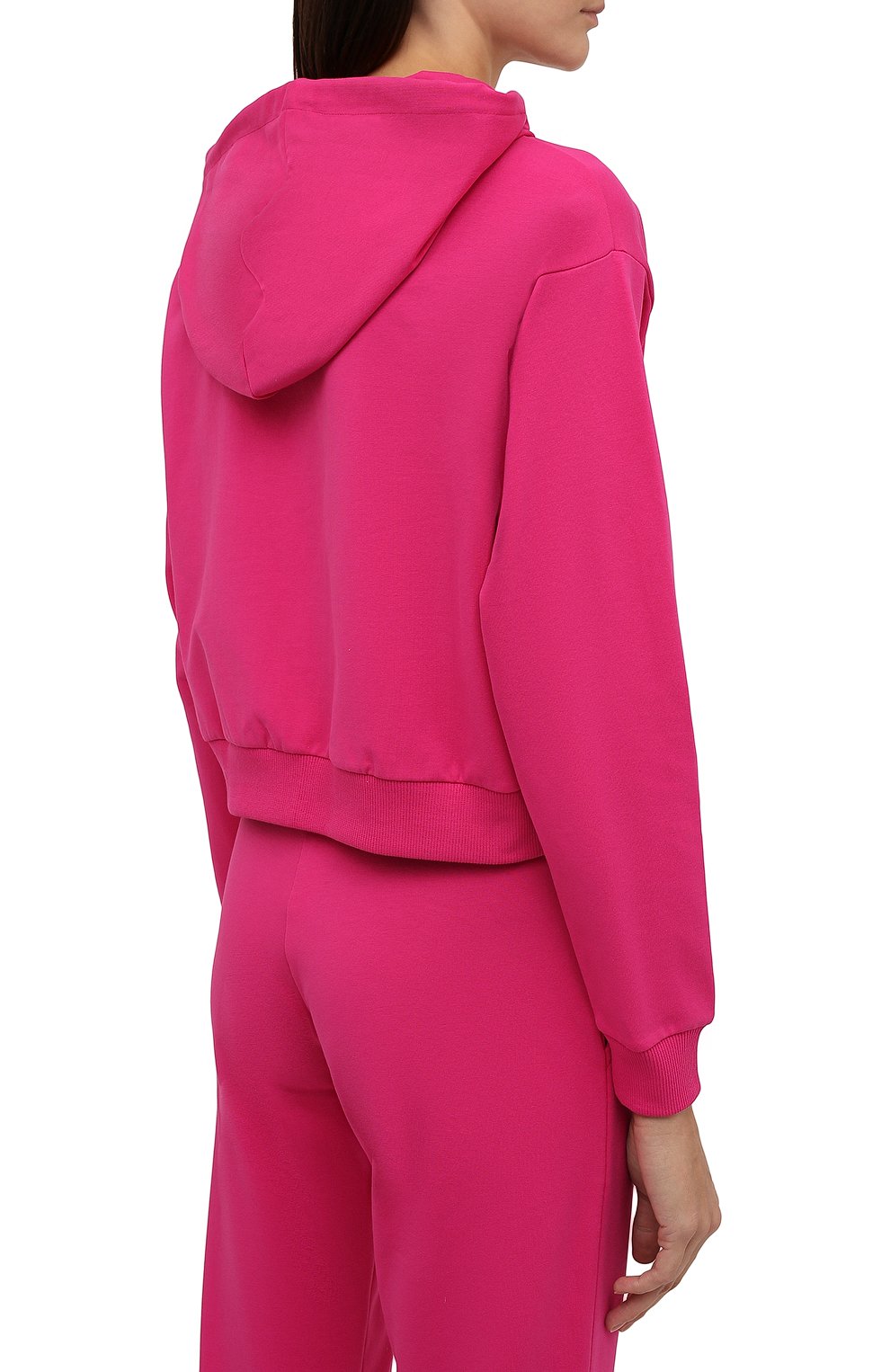 Хлопковый кардиган MOSCHINO фуксия цвета по цене 29250 руб., арт. A1728/9004, фото 4 Хлопковый кардиган MOSCHINO, арт. A1728/9004, фото 4