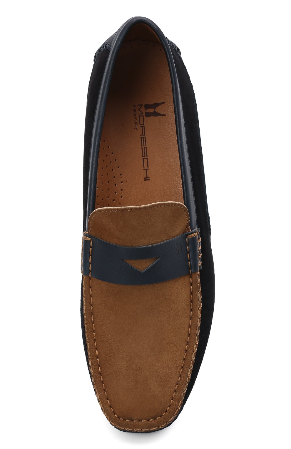 Замшевые мокасины MORESCHI, арт. 43705/SH/BAVIERA/B0RG0GNA/F.ESTATE, фото 5