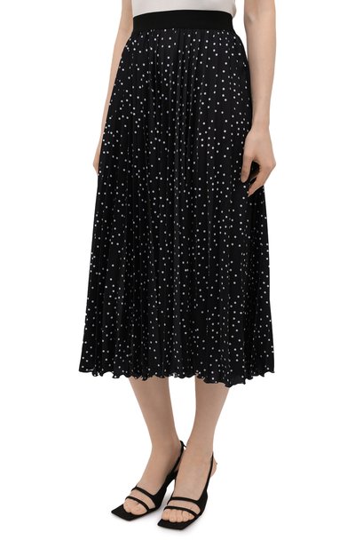 Плиссированная юбка SEVEN LAB, арт. SKG20-80 polkadot black, фото 3