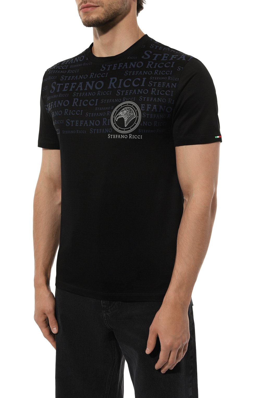 Хлопковая футболка STEFANO RICCI, арт. MNH4203290/TE0001, фото 3