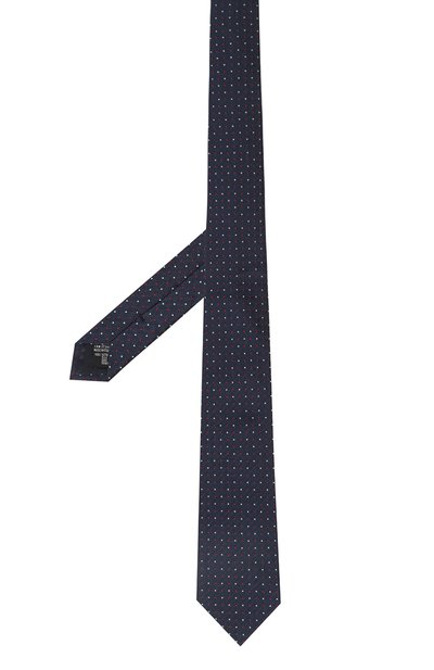 Шелковый галстук EMPORIO ARMANI темно-синего цвета по цене 14500 руб., арт. 340275/4R646, фото 3 Шелковый галстук EMPORIO ARMANI, арт. 340275/4R646, фото 3