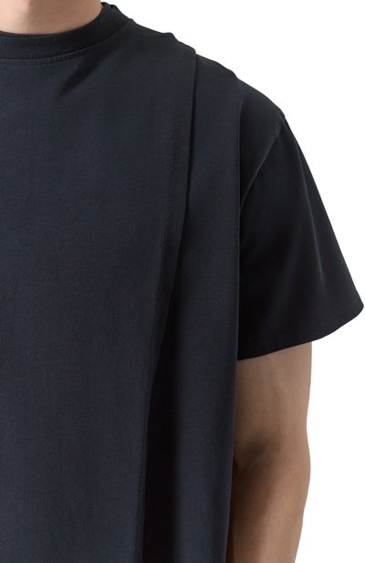 Хлопковая футболка MORDECAI темно-синего цвета по цене 38950 руб., арт. 25E96MXJ03, фото 5 Хлопковая футболка MORDECAI, арт. 25E96MXJ03, фото 5