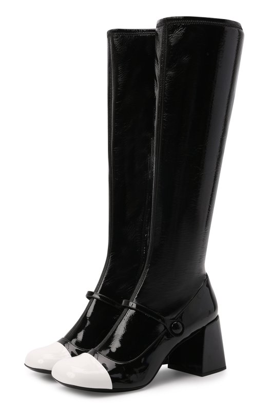 Кожаные сапоги Miu Miu