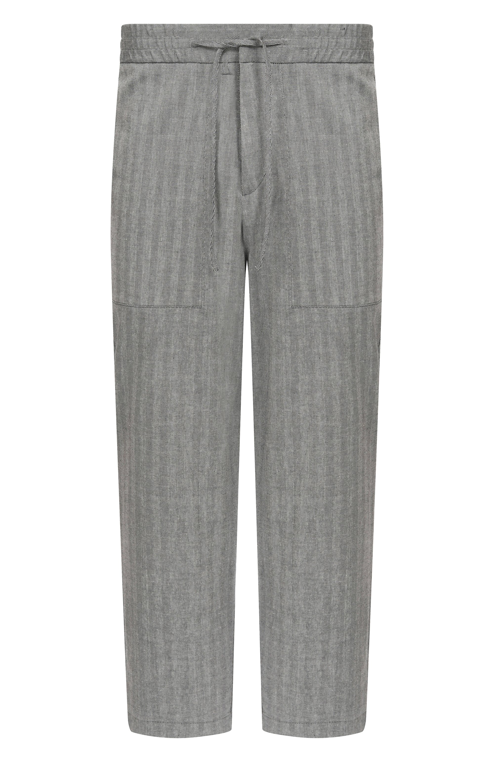 Брюки из хлопка и льна ICEBERG, арт. B131/0140, фото 1