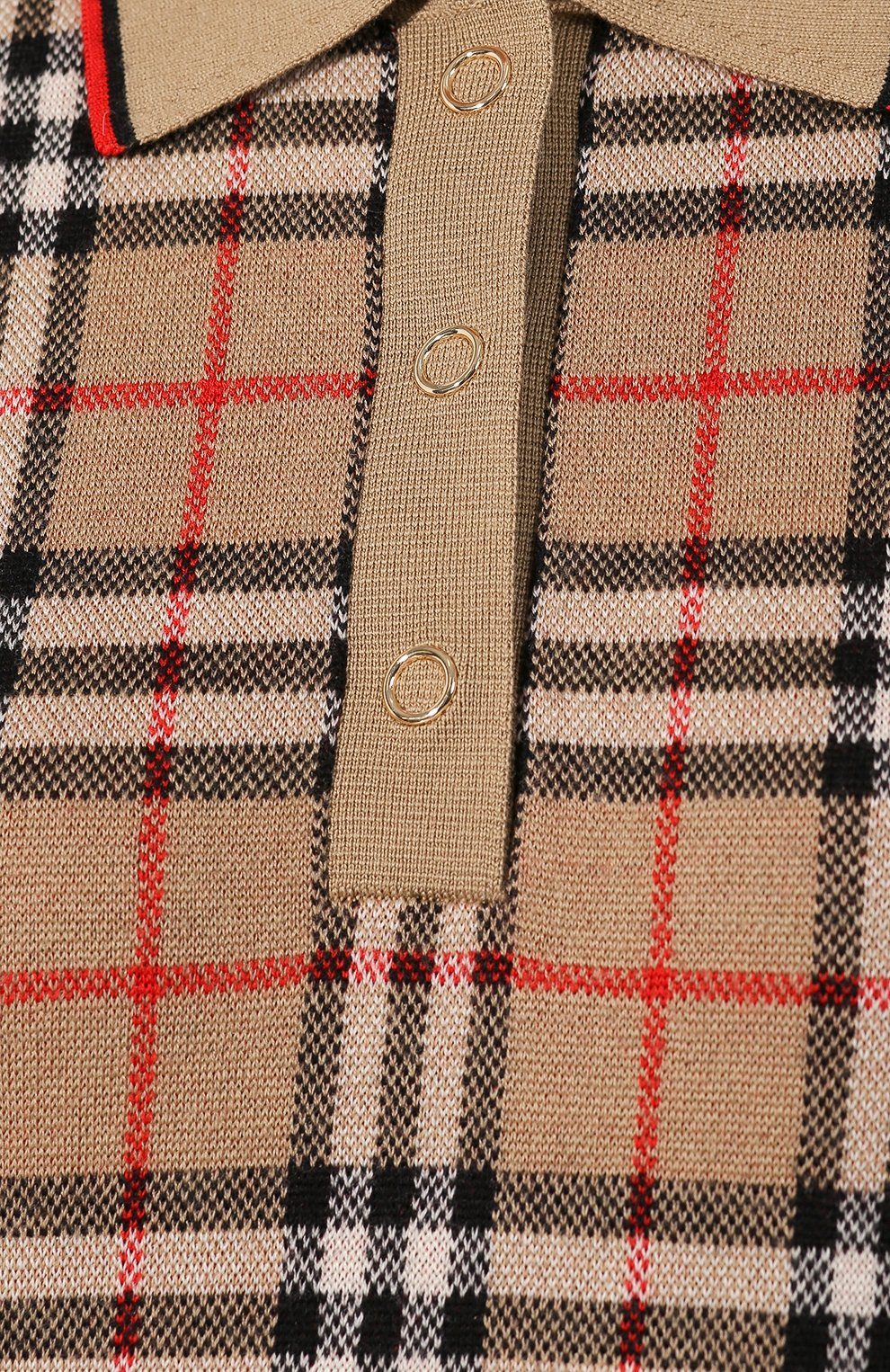 Шерстяное поло BURBERRY бежевого цвета по цене 59750 руб., арт. 8017141, фото 5 Шерстяное поло BURBERRY, арт. 8017141, фото 5