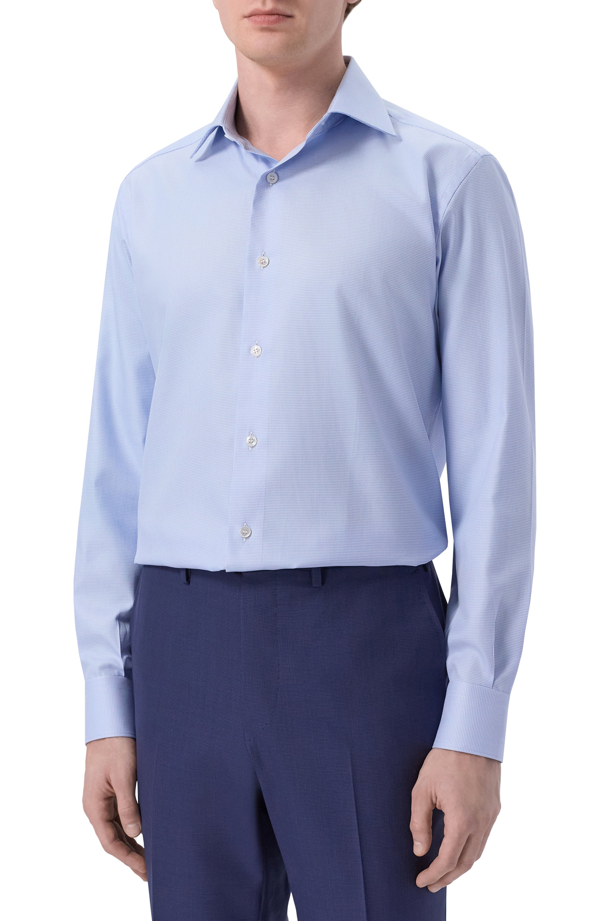 Хлопковая сорочка BRIONI, арт. RCB10L/0C05S, фото 3