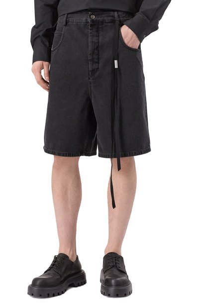 Джинсовые шорты ANN DEMEULEMEESTER, арт. B0012474/FA039, фото 3