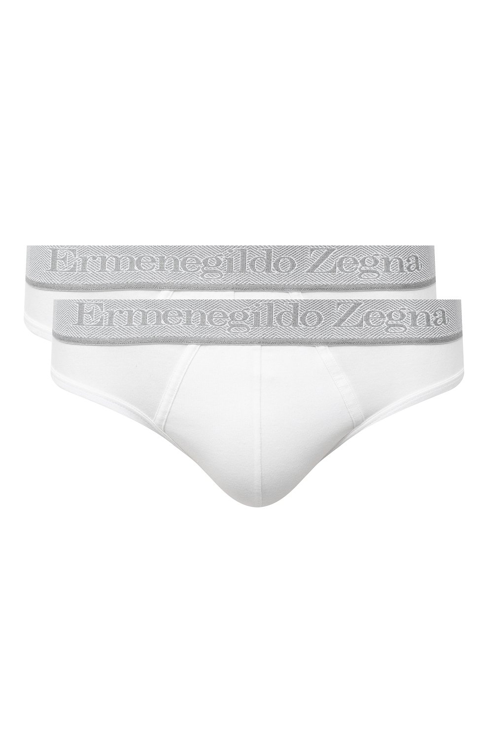 Комплект из двух хлопковых брифов с широкой резинкой ZEGNA, арт. N2X400040, фото 1