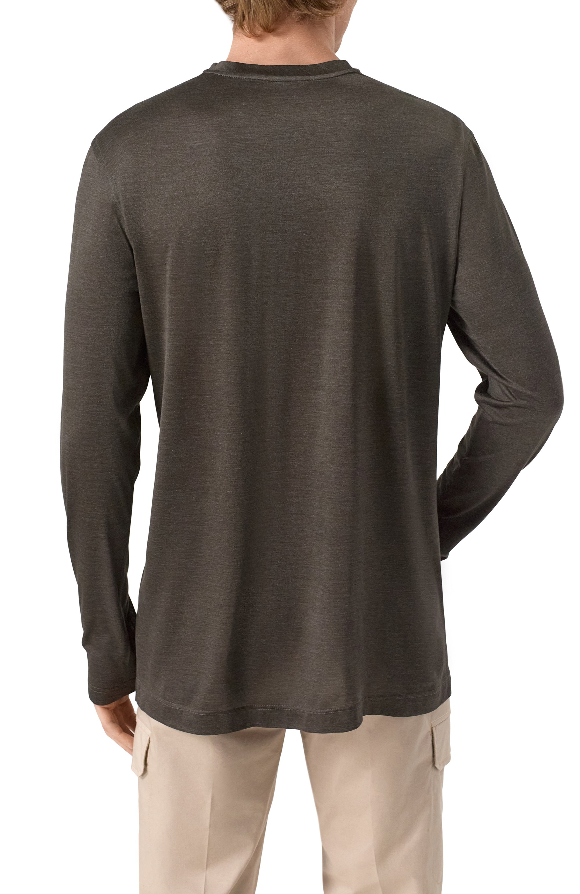 Шелковый лонгслив ZILLI, арт. TSR04BM0600V00000, фото 4