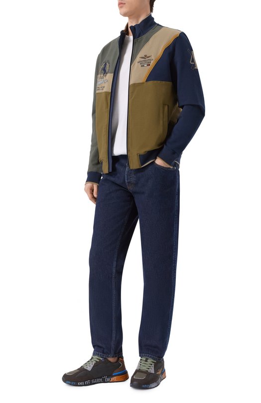 Комбинированные кроссовки Aeronautica Militare SC0276UCT03380 Чёрный  SC0276UCT03380 Фото 2