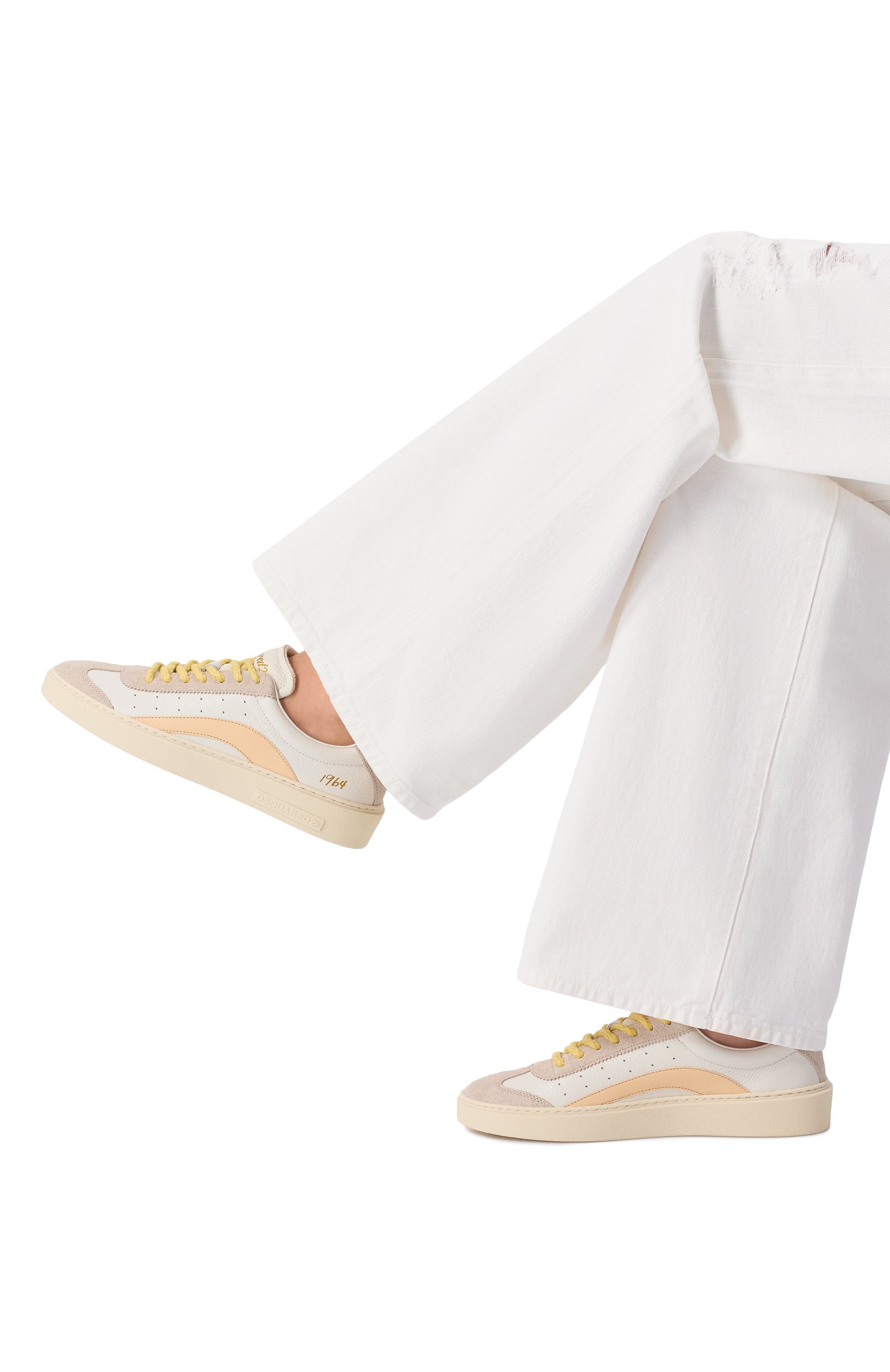 Кожаные кеды rider DSQUARED2, арт. SNW0301/25108722, фото 2