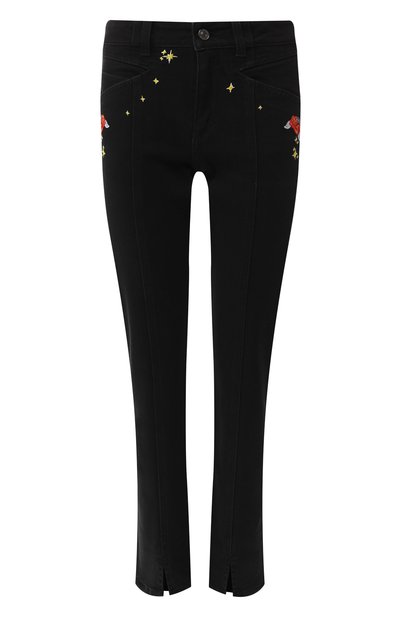 Женские укороченные джинсы с вышивкой GIVENCHY, арт. BW50AD5077