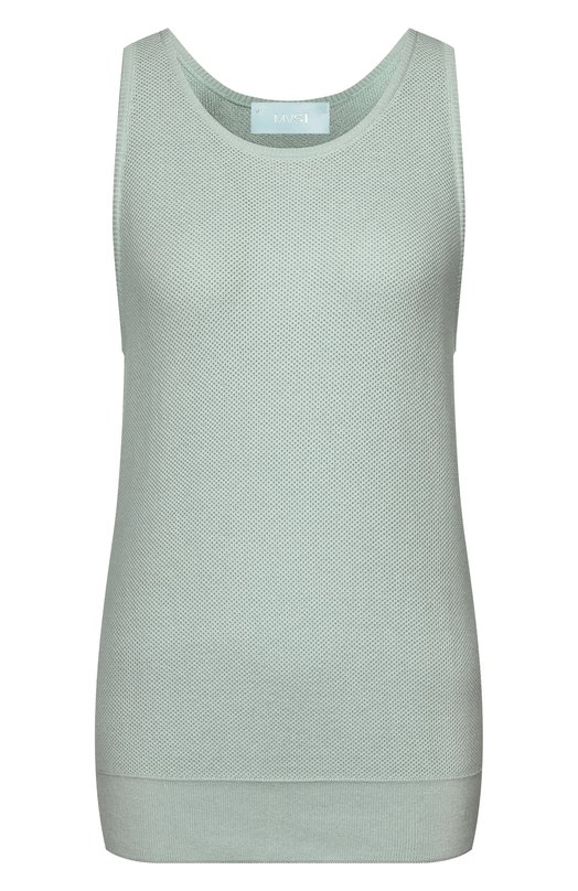 Топ из шелка и хлопка MVST WS61-606MU Зелёный WS61-606MU