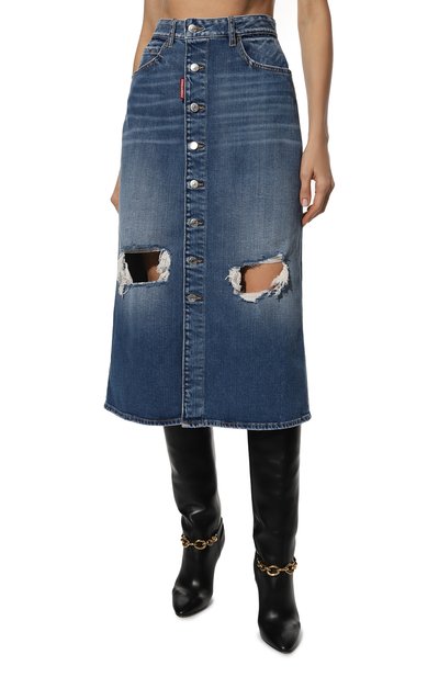 Джинсовая юбка DSQUARED2, арт. S75MA0854/S30663, фото 3