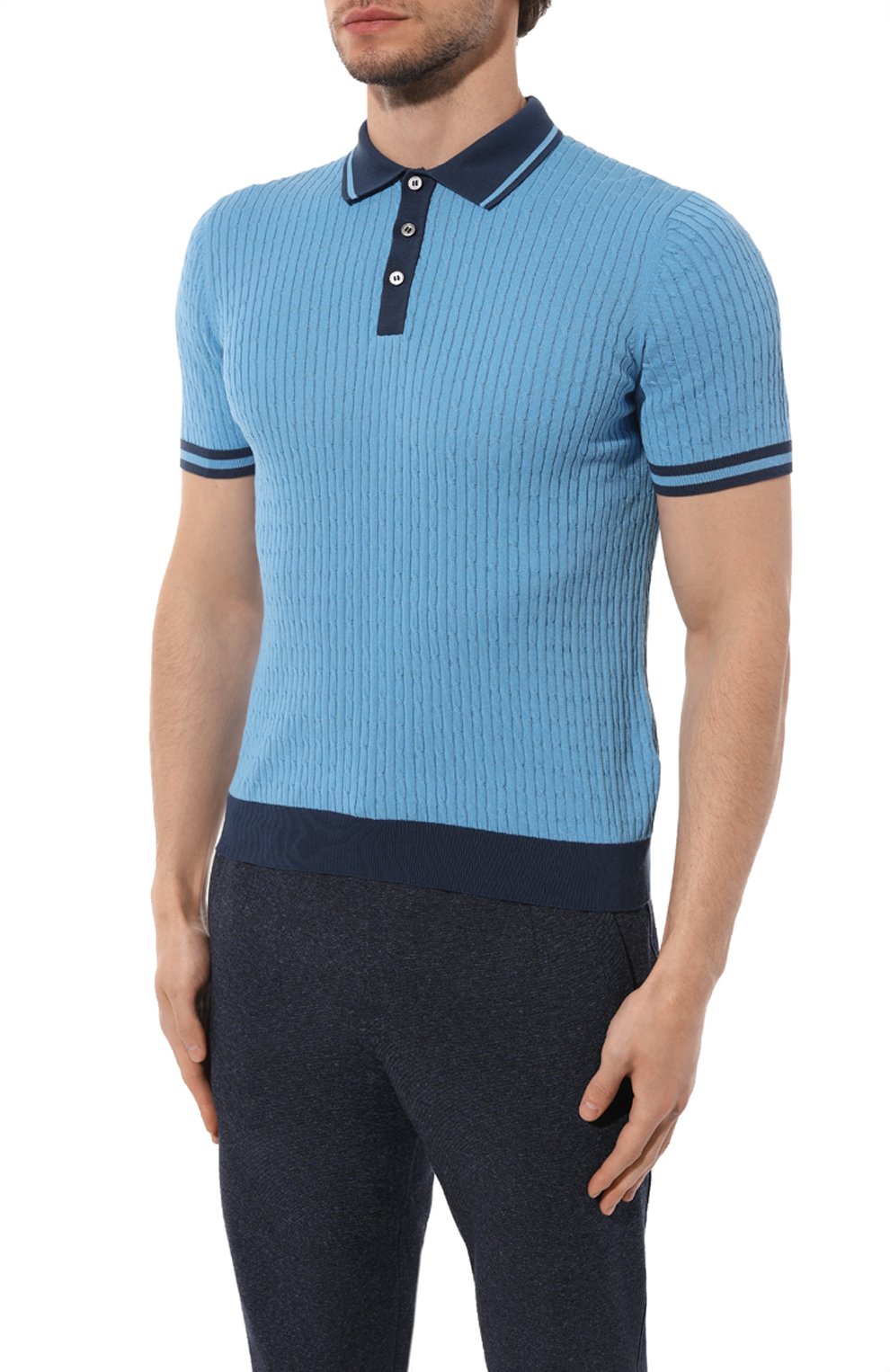 Хлопковое поло GRAN SASSO, арт. 57113/20625, фото 3