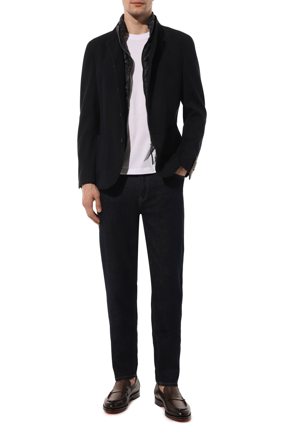 Куртка WINDSOR темно-синего цвета по цене 95950 руб., арт. 13 AREZZ0-J 10013087/58, фото 2 Куртка WINDSOR, арт. 13 AREZZ0-J 10013087/58, фото 2