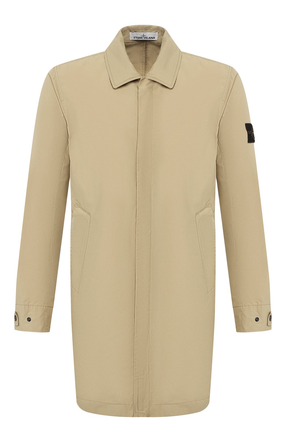 IDENTITY アイデンティティ 15P ストーム Мужской бежевый плащ STONE ISLAND купить в ЦУМ (арт. 721570522)